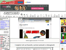 Tablet Screenshot of fumettando.it